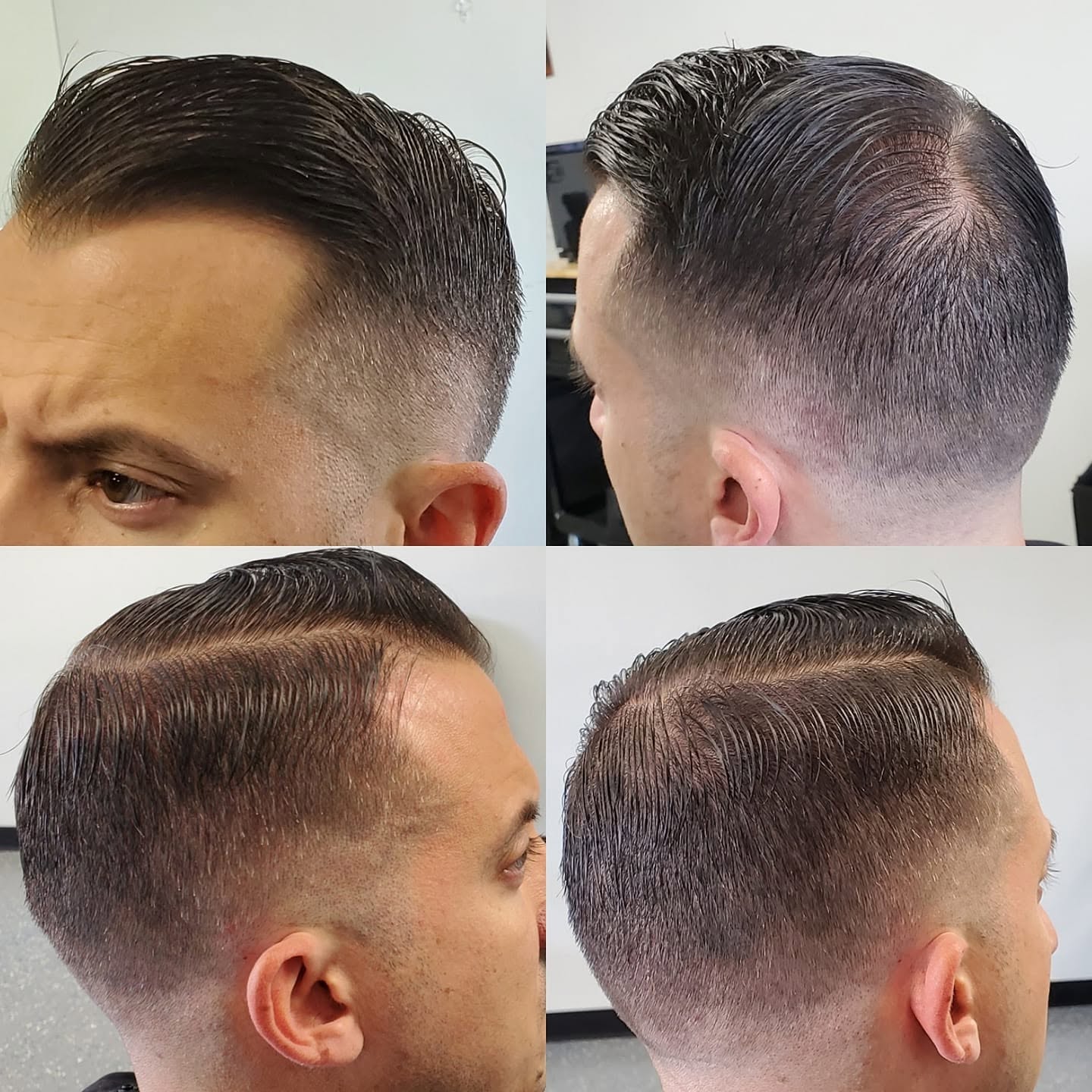 Fresh haircut at Tomasso's Barber in Turnersville NJ 1