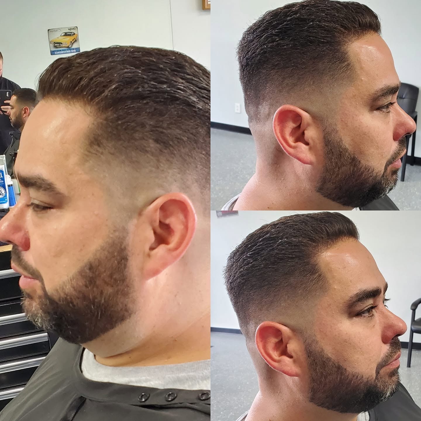 Fresh haircut at Tomasso's Barber in Turnersville NJ 2