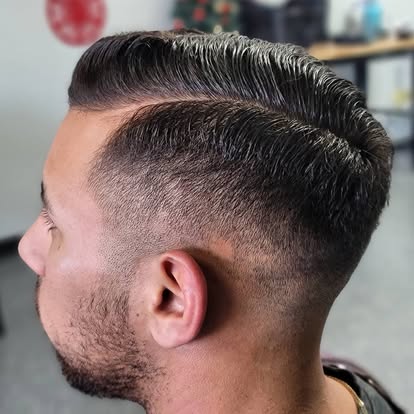 Fresh haircut at Tomasso's Barber in Turnersville NJ 8